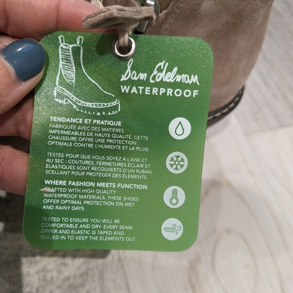 Brand New Sam Edelman Waterproof "Pryce" Booties - Picture 2 of 6